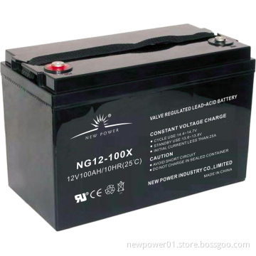 PVC Gel Battery/ Hight Quality VRLA for Solar (NG12-100X)